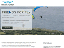 Tablet Screenshot of friendsforfly.com
